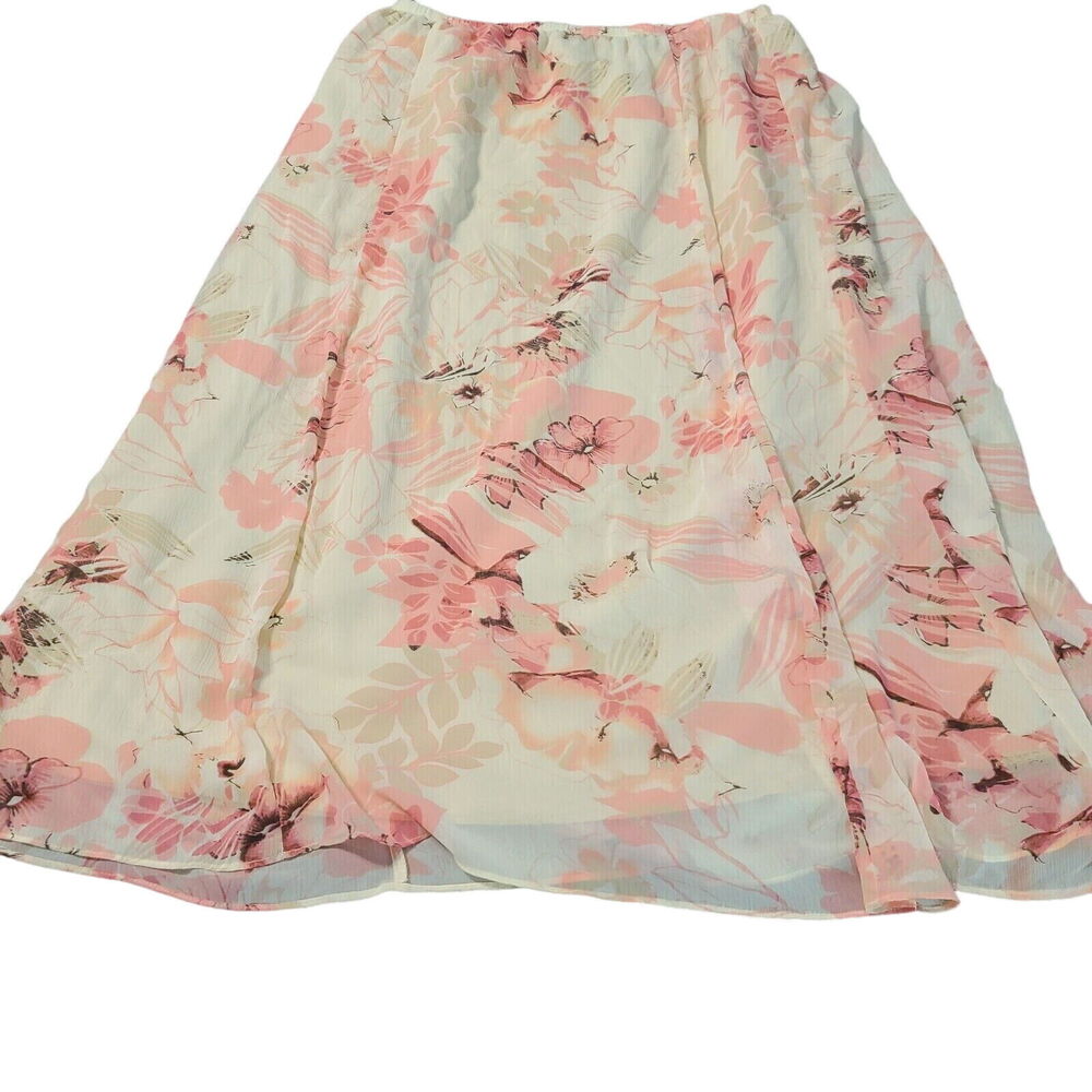 Norton Mcnaughton Womens Skirt Multicolor Size Medium 100% Polyester Pullon